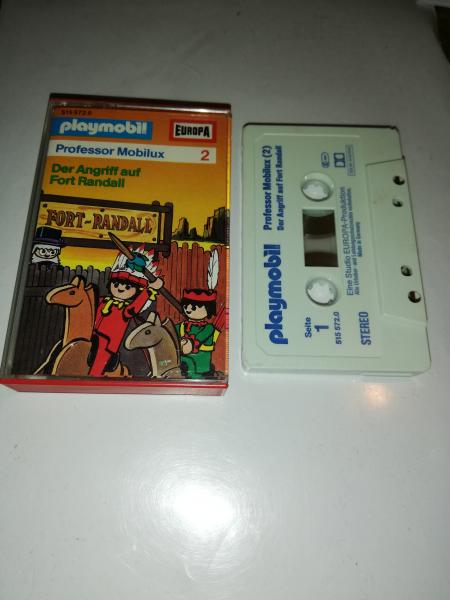 Playmobil Professor Mobilux Folge 2 Der Angriff auf Fort Randall Weiß mit Blauen Druck 515572.0 Europa