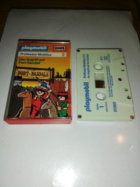 Playmobil Professor Mobilux Folge 2 Der Angriff auf Fort Randall 5-fach Silber geschraubt Weiß mit Blauen Druck 515572.0
