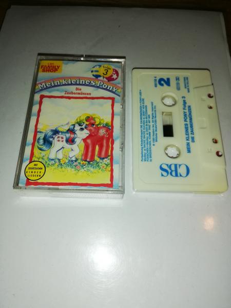 Mein kleines Pony Folge 3 Die Zaubermünzen Weiß mit Blauen Druck 466158-4 Family Shop