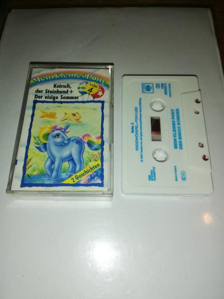 Mein kleines Pony Folge 4 Knirsch. der Steinhund +Der eisige Sommer Weiß mit Blauen Druck 460200-4 CBS