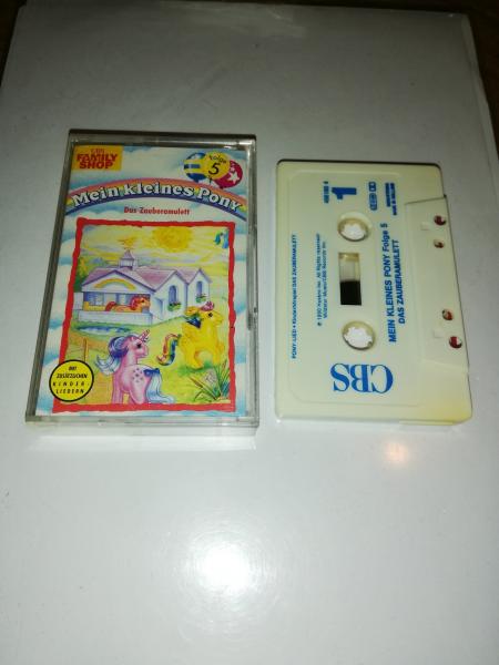 Mein kleines Pony Folge 5 Das Zauberamulett Weiß mit Blauen Druck 466160-4 Family Shop