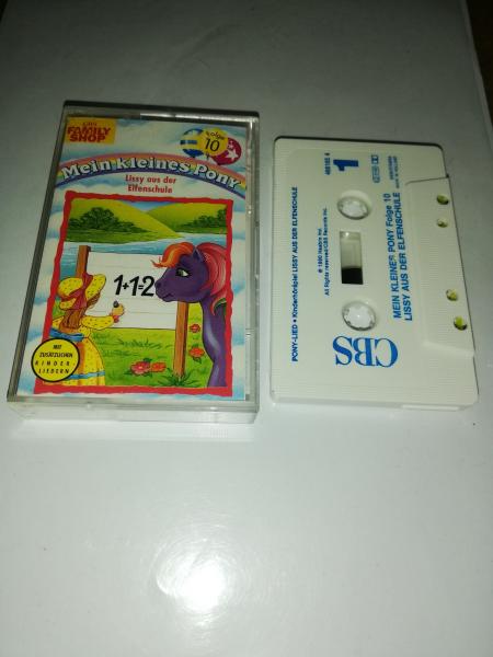 Mein kleines Pony Folge 10 Lissy aus der Elfenschule Weiß mit Blauen Druck 466165-4 Family Shop
