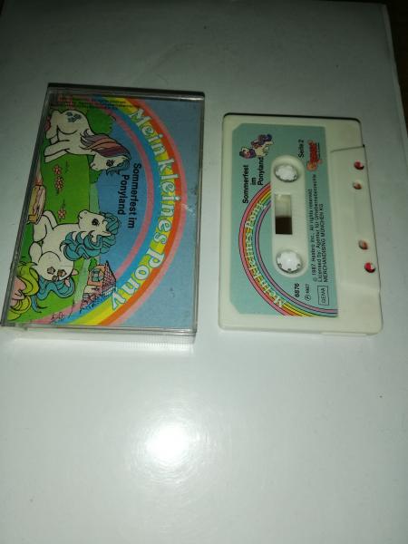 Mein kleines Pony Sommerfest im Ponyland Weiß mit Hellblauen Aufkleber Remus 6876