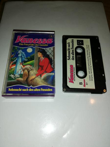 Vanessa Die Freundin der Geister Folge 3 Sehnsucht nach den alten Freunden 5-fach Silber geschraubt Schwarz mit Weißen Aufkleber VA 57