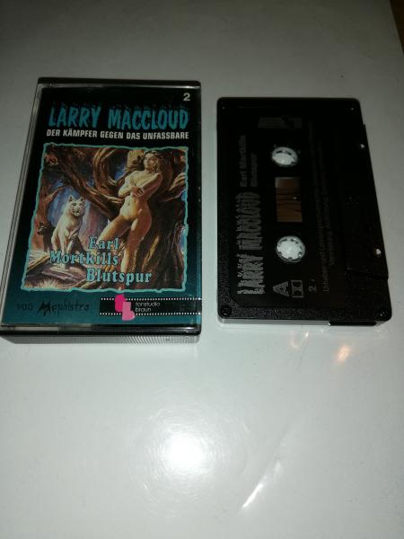 Larry Maccloud Folge 2 Earl Mortkills Blutspur 5-fach Schwarz geschraubt Schwarz mit Silbernen Druck