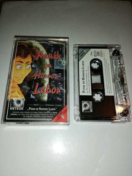 Meteor Horror Folge 1 Panik im Horror-Labor Transparent mit Weißen Aufkleber