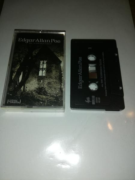 Edgar Allan Poe Folge 2 Die schwarze Katze 5-fach Silber geschraubt Schwarz mit Weißen Druck