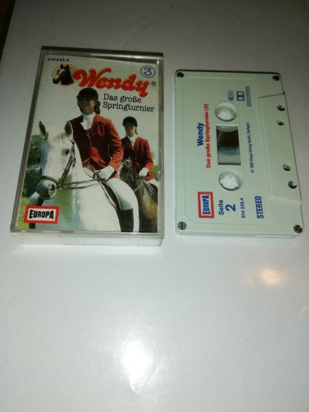 Wendy Folge 3 Das große Springturnier 4-fach Silber geschraubt Weiß mit Blau Roten Druck 514233.4 Europa