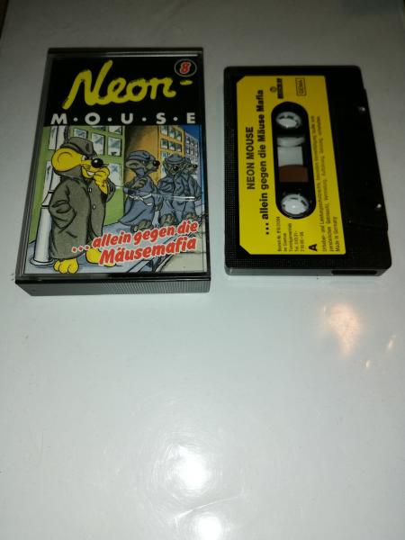Neon Mouse Folge 8 allein gegen die Mäusemafia Schwarz mit Gelben Aufkleber 018.01084