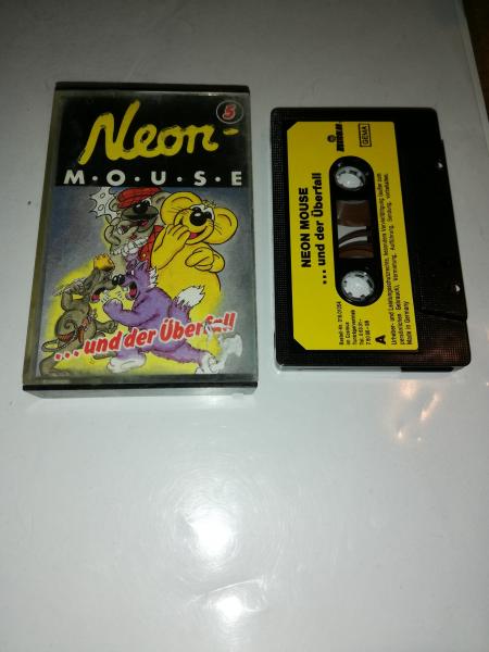 Neon Mouse Folge 5 und der Überfall Schwarz mit Gelben Aufkleber 018.01054