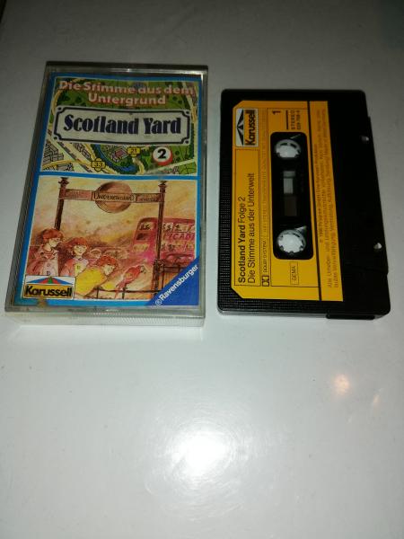 Scotland Yard Folge 2 Die Stimme aus dem Untergrund Schwarz mit Gelben Aufkleber 829768-4 Ravensburger