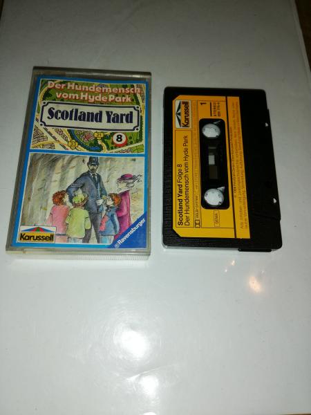 Scotland Yard Folge 8 Der Hundemensch vom Hyde Park Schwarz mit Gelben Aufkleber 829774-4 Karussell