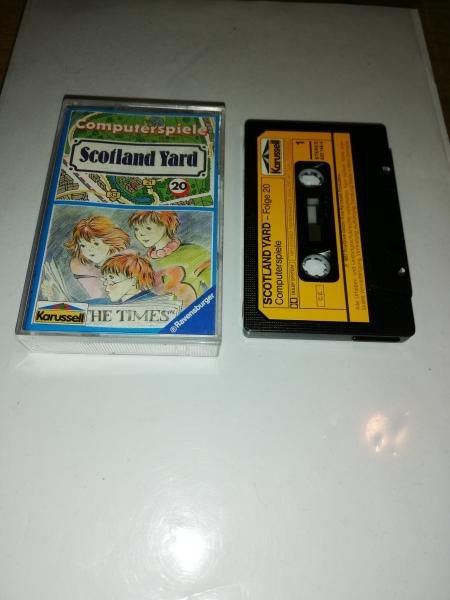 Scotland Yard Folge 20 Computerspiele Schwarz mit Gelben Aufkleber 833148-4