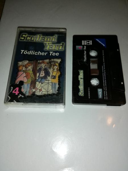 Scotland Yard Folge 4 Tödlicher Tee Schwarz mit Weißen Druck 544893-4/13