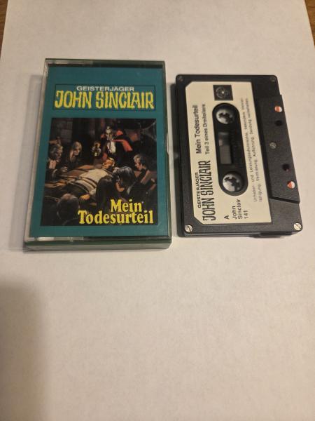 Geisterjäger John Sinclair Folge 26 Mein Todesurteil 5-fach Silber geschraubt Schwarz mit Weißen Aufkleber 141 Tonstudio Braun(Nr. auf Cover fehlt)
