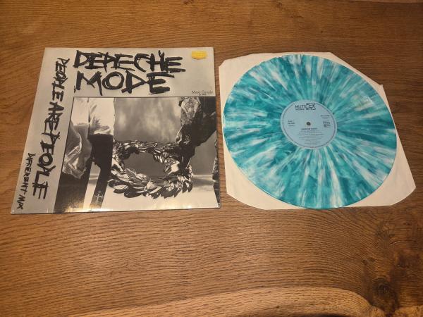 Depeche Mode People are People Different Mix 1984 Mute Records 126.820 Green Marbelad Vinyl Deutsche Pressung VG+/VG+