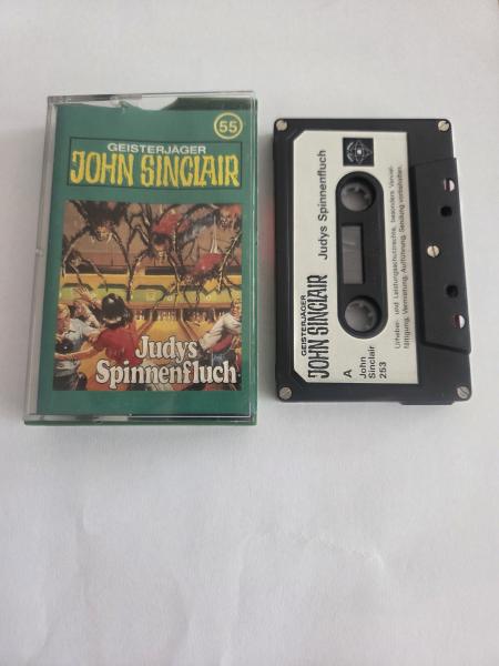 Geisterjäger John Sinclair Folge 55 Judys Spinnenfluch 5-fach Silber geschraubt Schwarz mit Weißen Aufkleber 253(Innencover bemalt)