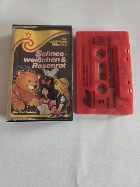 Schneeweißchen und Rosenrot/Die Drei Federn Rot mit Schwarzen Druck 495138-211 Maritim