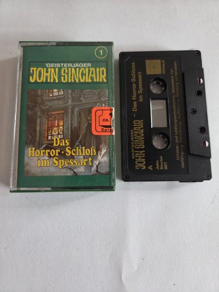 Geisterjäger John Sinclair Folge 1 Tonstudio Braun Das Horror-Schloß im Spessart 5-fach Schwarz geschraubt Schwarz mit Goldenen Druck 007