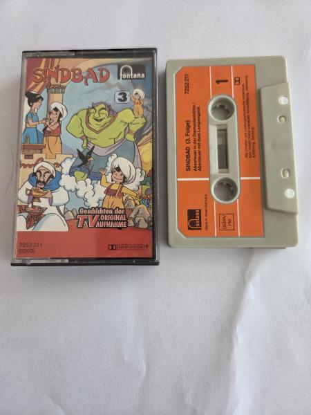 Sindbad 3 Geschichten der TV Aufnahme Grau mit Orangen Aufkleber 7252211 Fontana