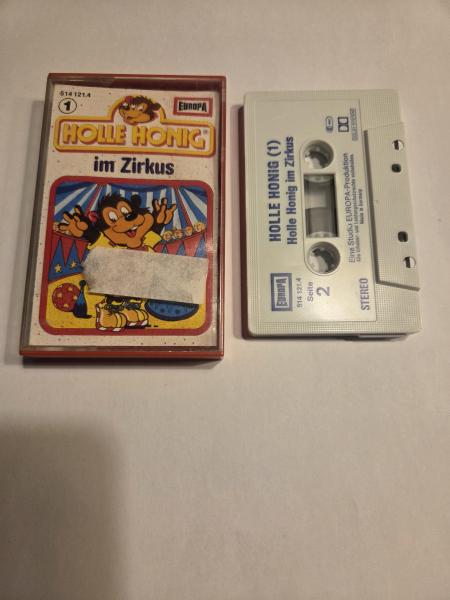 Holle Honig Folge 1 im Zirkus Weiß mit Blauen Druck 514121.4 Europa(Innencover mit Wasserfleck)