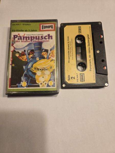 Pampusch Der kleine Zaubergeist 5-fach Silber geschraubt Schwarz mit Beigen Aufkleber 515405.5 Europa(Innencover minimal bemalt und leicht defekt)