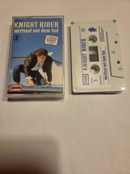 Knight Rider Folge 2 Wettlauf mit dem Tod 5-fach Silber geschraubt Weiß mit Blauen Druck 514435.3 Europa(Großes Fenster)