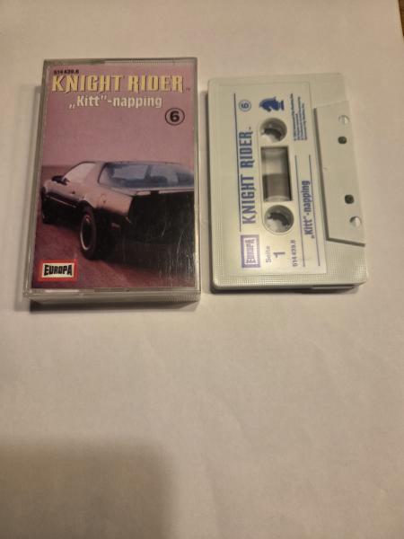 Knight Rider Folge 6 "Kitt-napping" Weiß mit Blauen Druck 514439.6 Europa(Großes Fenster)