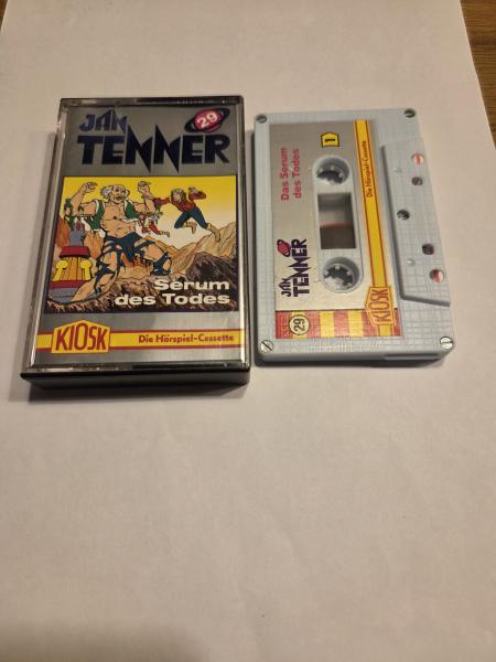 Jan Tenner Folge 29 Das Serum des Todes 5-fach Silber geschraubt Weiß mit Silbernen Aufkleber 4.27729 CD Kiosk