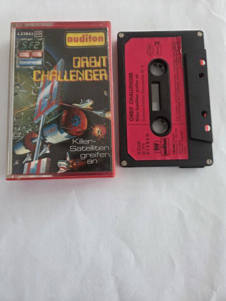 Orbit Challenger Killersatelliten greifen an 4-fach Silber geschraubt Schwarz mit Roten Aufkleber 4.23643 CD Auditon