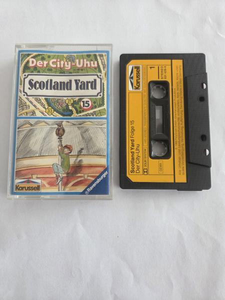 Scotland Yard Folge 15 Der City-Uhu Schwarz mit Gelben Aufkleber 831429-4 Karussell