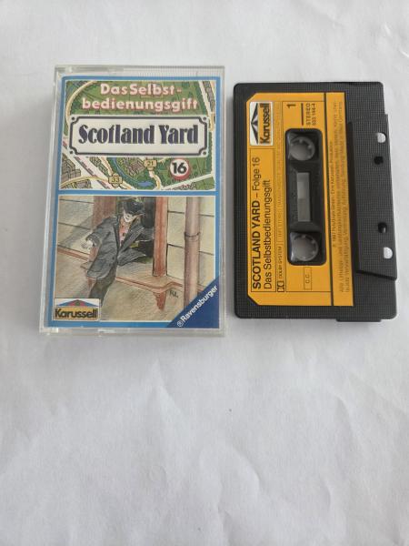 Scotland Yard Folge 16 Das Selbstbedienungsgift Schwarz mit Gelben Aufkleber 833144-4 Karussell