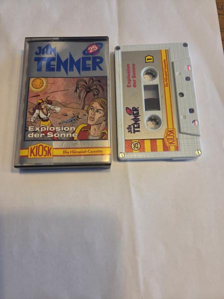 Jan Tenner Folge 25 Explosion der Sonne 5-fach Silber geschraubt Weiß mit Silbernen Aufkleber 4.27725 CD Kiosk(Innencover beschrieben)
