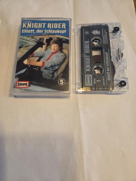 Knight Rider Folge 5 Elliott. der Schlaukopf Transparent 514 438.8 Europa(Innencover-Abriß)