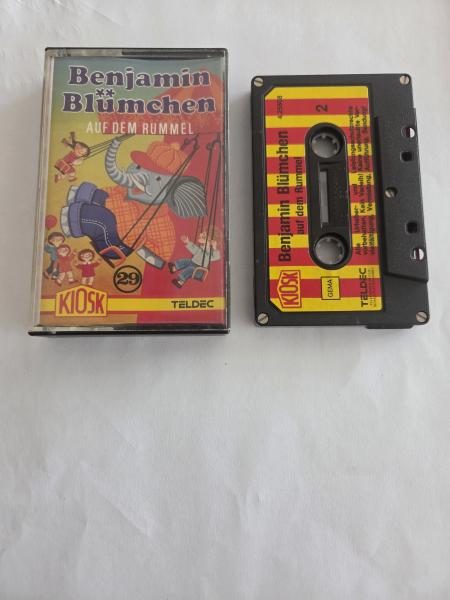 Benjamin Blümchen Folge 29 auf dem Rummel 5-fach Silber geschraubt Rot Gelb 4.25608 CD Kiosk Teldec(Innencover minimal beschrieben)