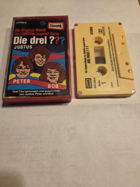 Die Drei Fragezeichen Folge 29 Die Originalmusik 4-fach Silber geschraubt Gelb 515926.6 Europa Großes Fenster(Innencover minimal bekritzelt)