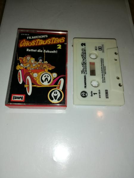 Ghostbusters Filmations Folge 2 Rettet die Zukunft ! Weiß mit Schwarzen Druck 514155.9