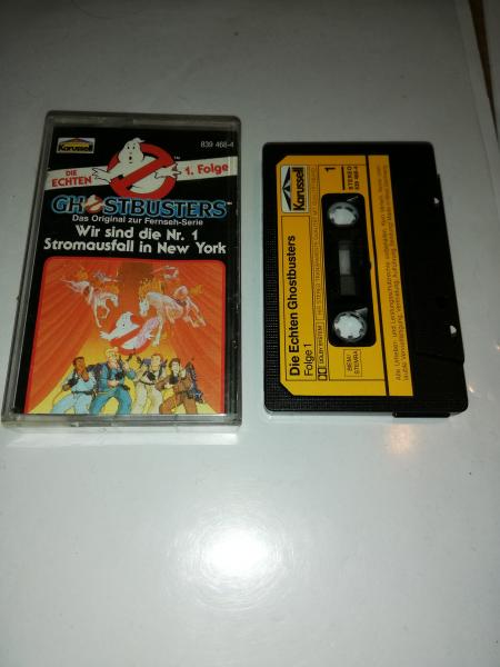 Die Echten Ghostbusters Folge 1 Wir sind die Nr.1/Stromausfall in New York Schwarz mit Gelben Aufkleber 839468-4 Karussell