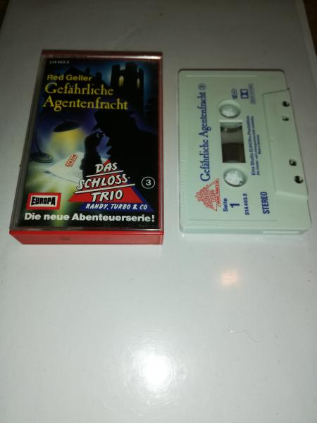 Das Schlosstrio Folge 3 Gefährliche Agentenfracht Weiß mit Blauen Druck 514403.5 Europa