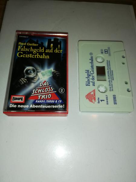 Das Schlosstrio Folge 2 Falschgeld auf der Geisterbahn 4-fach Silber Geschraubt Weiß mit Blauen Druck 514402.7