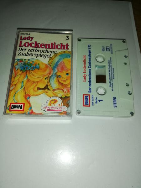 Lady Lockenlicht Folge 3 Der zerbrochene Zauberspiegel 4-fach Silber geschraubt Weiß mit Blau Roten Druck 514225.3