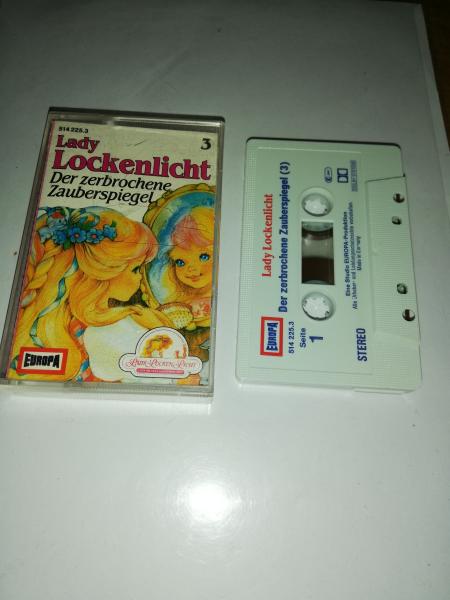 Lady Lockenlicht Folge 3 Der zerbrochene Zauberspiegel Weiß mit Blau Roten Druck 514225.3 Europa