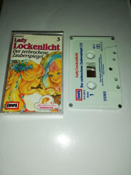 Lady Lockenlicht Folge 3 Der zerbrochene Zauberspiegel 5-fach Silber geschraubt Weiß mit Blau Roten Druck 514225.3