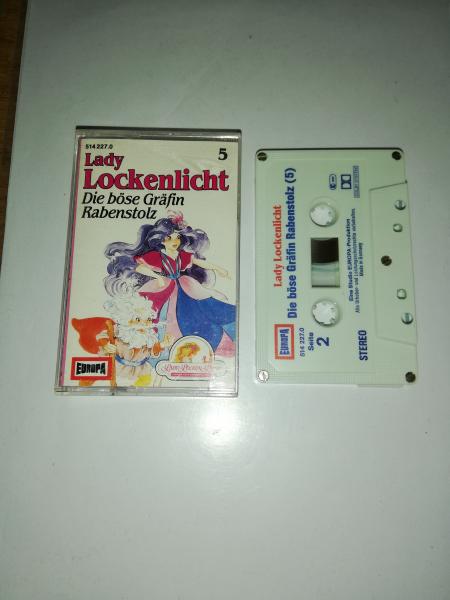 Lady Lockenlicht Folge 5 Die böse Gräfin Rabenstolz 5-fach Silber geschraubt Weiß mit Rot Blauen Druck 514227.0 Europa