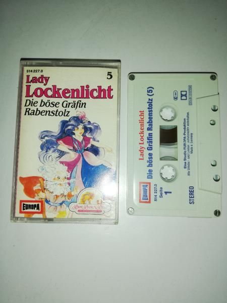 Lady Lockenlicht Folge 5 Die böse Gräfin Rabenstolz 4-fach Silber geschraubt Weiß mit Rot Blauen Druck 514227.0