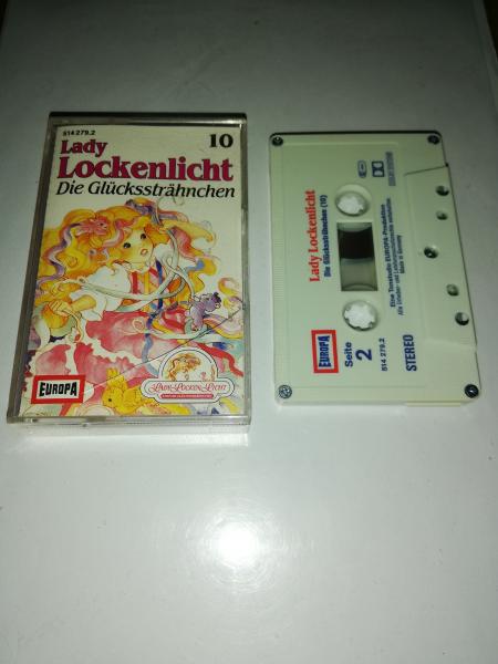 Lady Lockenlicht Folge 10 Die Glückssträhnchen 5-fach Silber geschraubt Weiß mit Rot Blauen Druck 514279.2