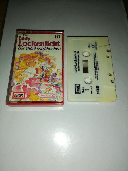Lady Lockenlicht Folge 10 Die Glückssträhnchen  Weiß mit Schwarzen Druck 514279.2 Europa