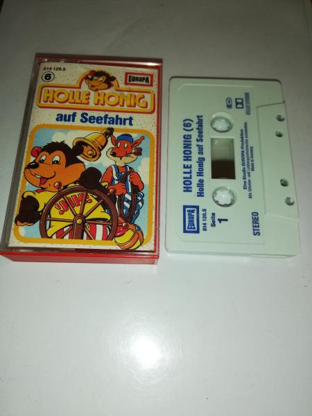 Holle Honig Folge 6 auf Seefahrt Weiß mit Blauen Druck 514126.5