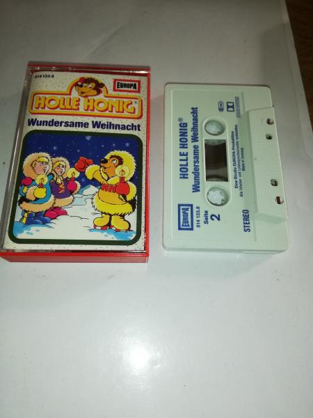 Holle Honig Wundersame Weihnacht Weiß mit Blauen Druck 514133.8