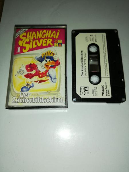 Shanghai Silver Folge 1 Der Zauberbildschirm 4-fach Silber geschraubt Schwarz mit Weißen Aufkleber 4.60601 CD